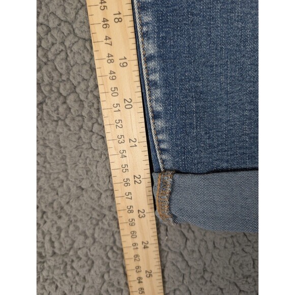 Lane Bryant Mid Rise Boyfriend Capri Jeans Size 28 (50×23) Distressed City Cute - Picture 7 of 11